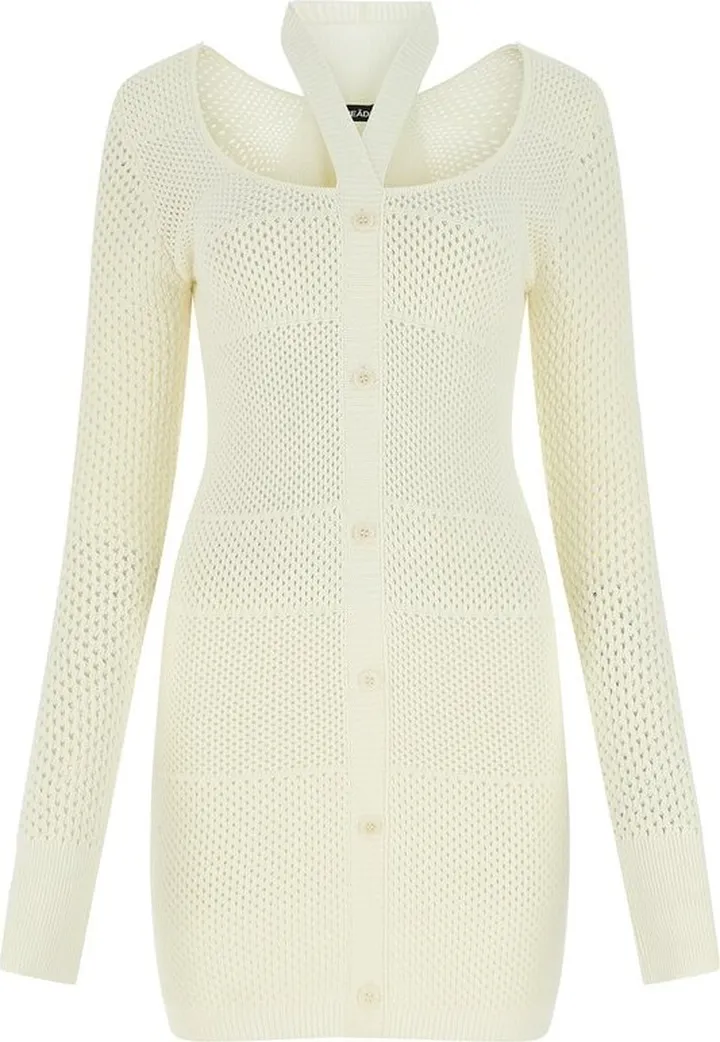 Andrea Adamo Knitted Midi Dress