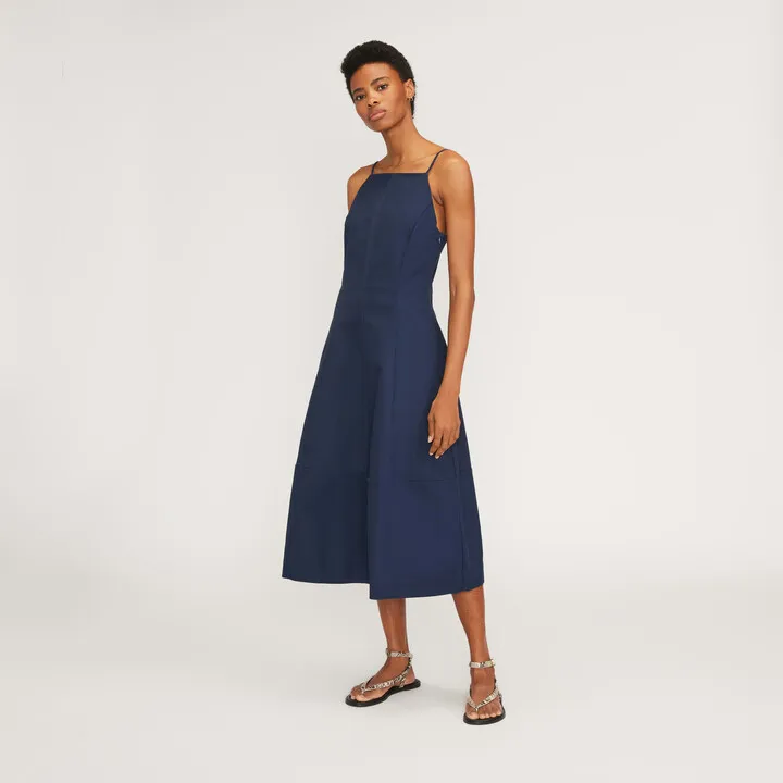 The Structured Cotton Bell Dress