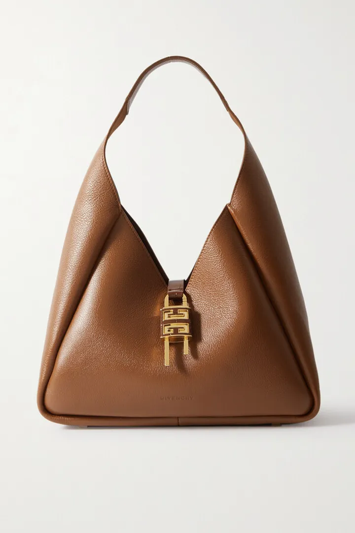 Givenchy - Hobo Textured-leather Shoulder Bag - Brown