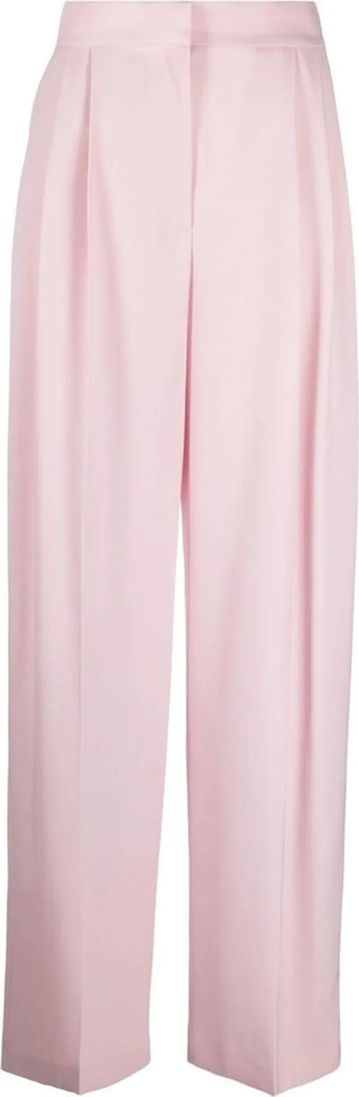 Pleated High-Waisted Trousers