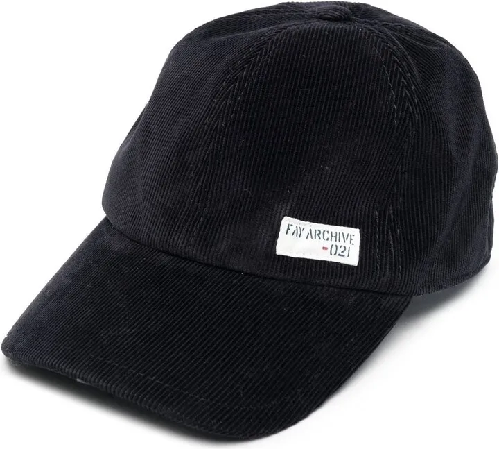 Logo-Patch Corduroy Cap