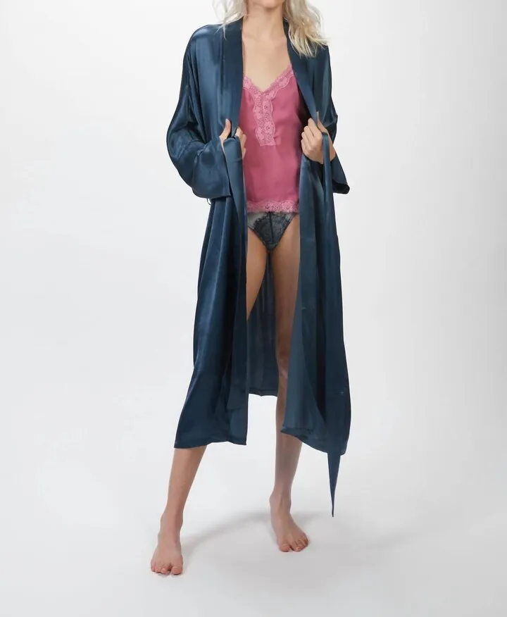 Athens Robe In Petrol
