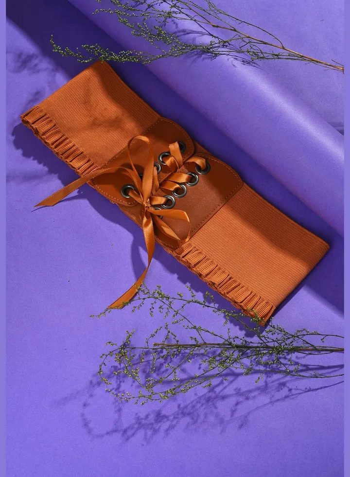 Textured Belt with Tie up detail