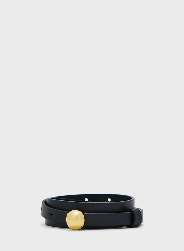 Round Buckle Waist Belt