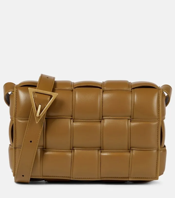 Padded Cassette leather shoulder bag