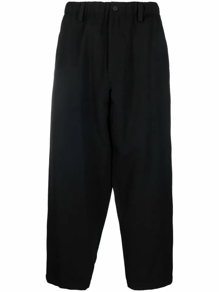 Cropped Wool Trousers