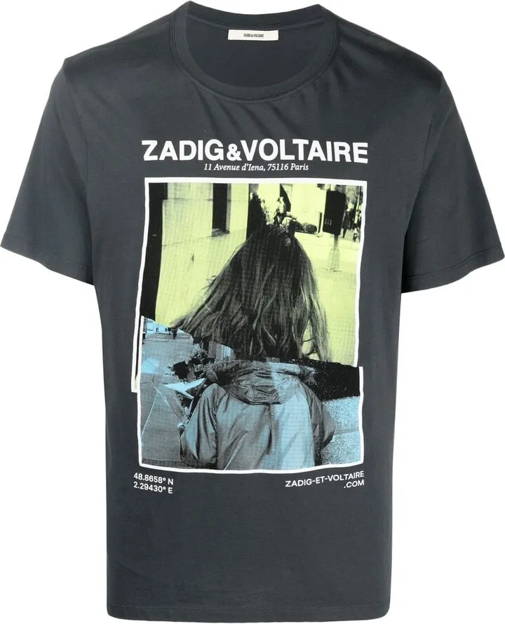 graphic print cotton T-shirt