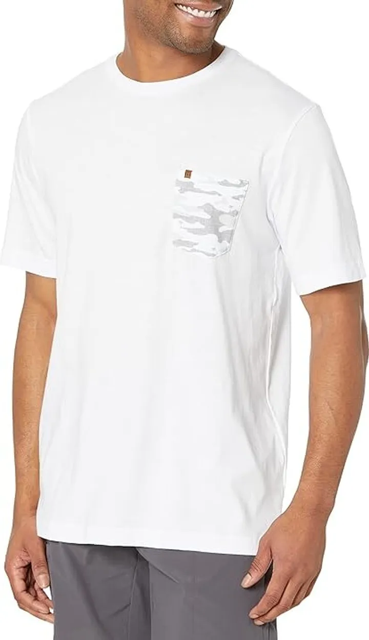 TravisMathew Thirteen Below 2.0 (White) Men's T Shirt