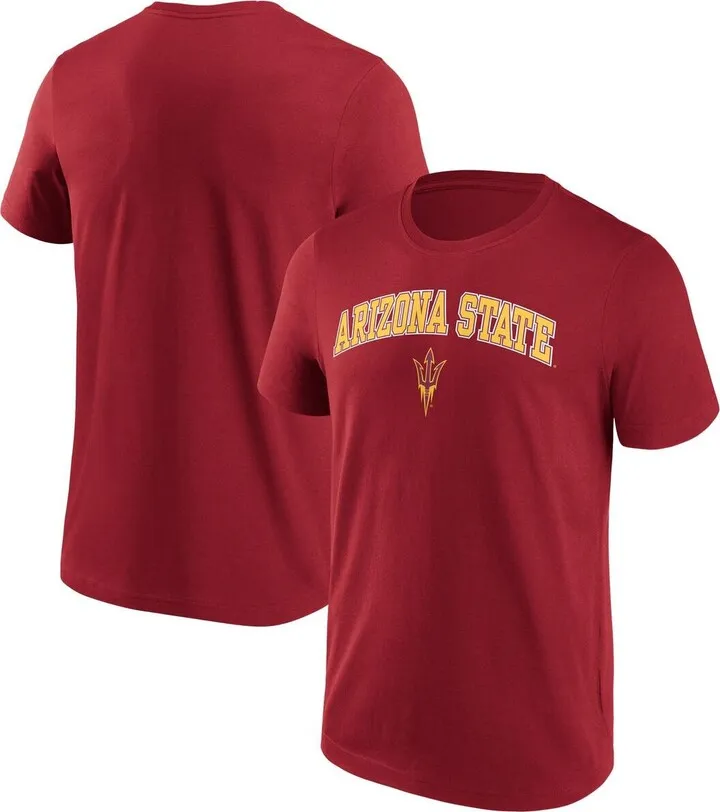 Men's Fanatics Branded Maroon Arizona State Sun Devils Campus 2.0 T-shirt