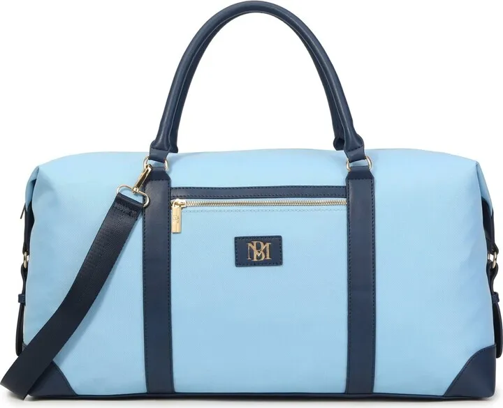 Badgley Mischka Barbara Travel Weekender Bag - Light Blue