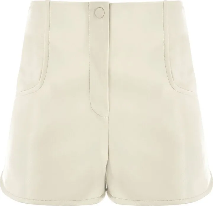 Fabian vegan leather shorts