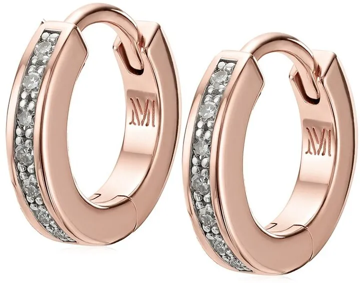 Skinny Huggie Diamond Earrings
