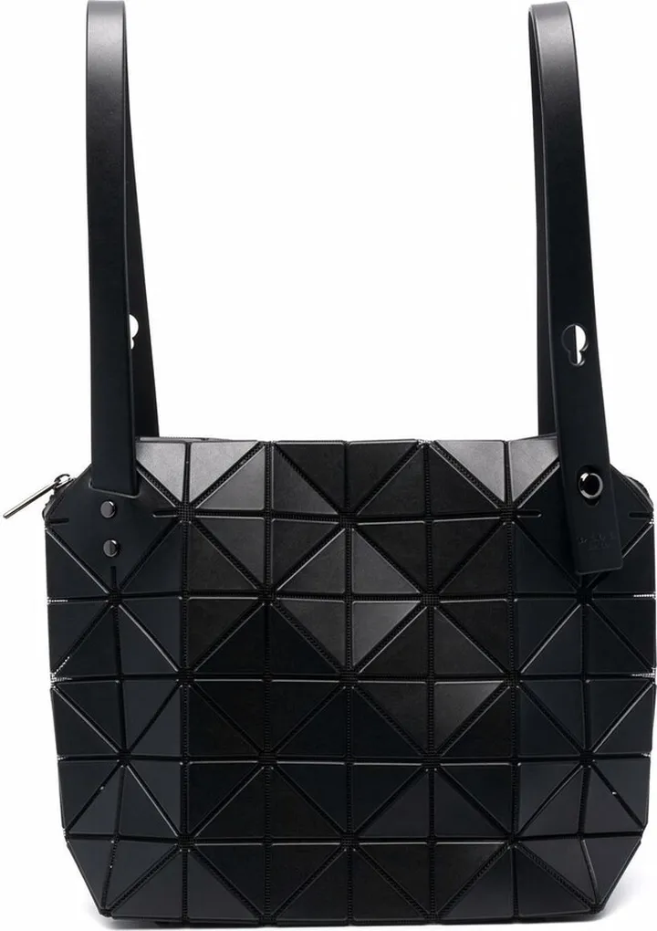 Black Tiled Tote Bag