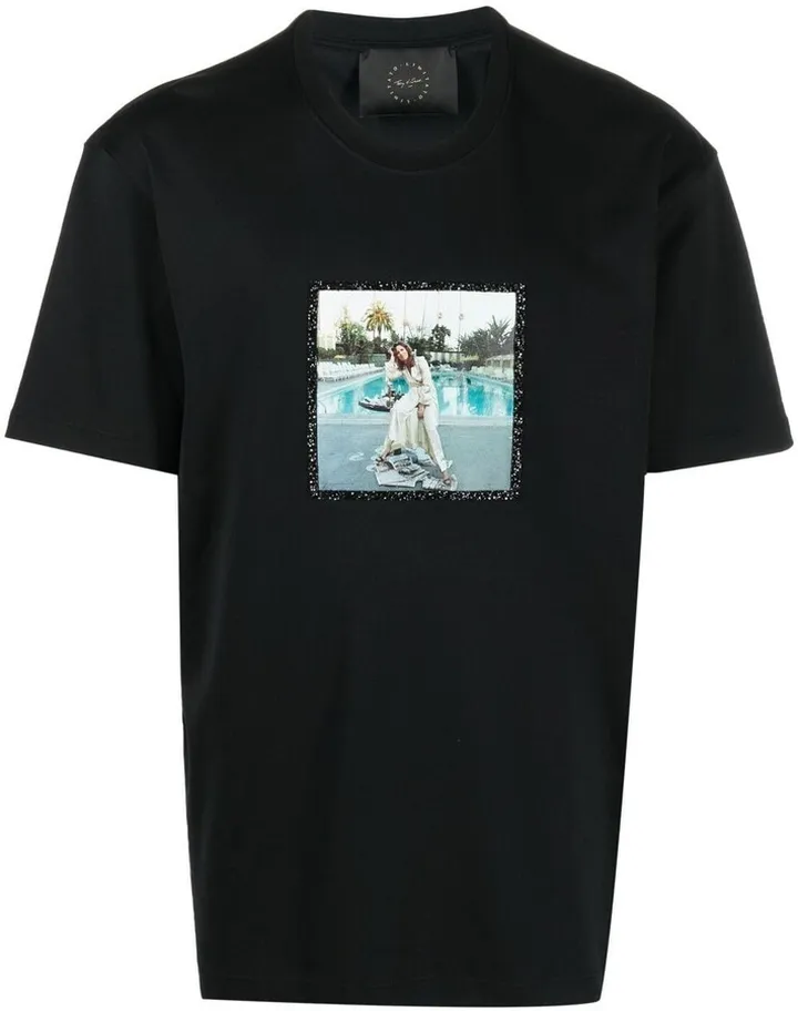 photograph-print T-shirt