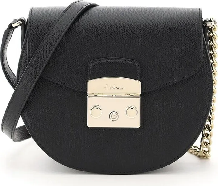 Furla Metropolis Logo Engraved Crossbody Bag