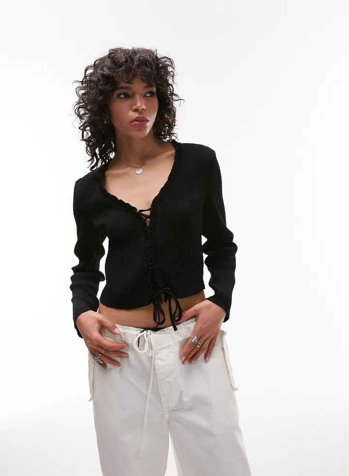 Tie Detail Top