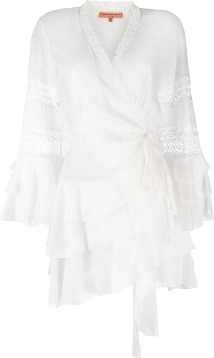 Ruffled Wrap Dress