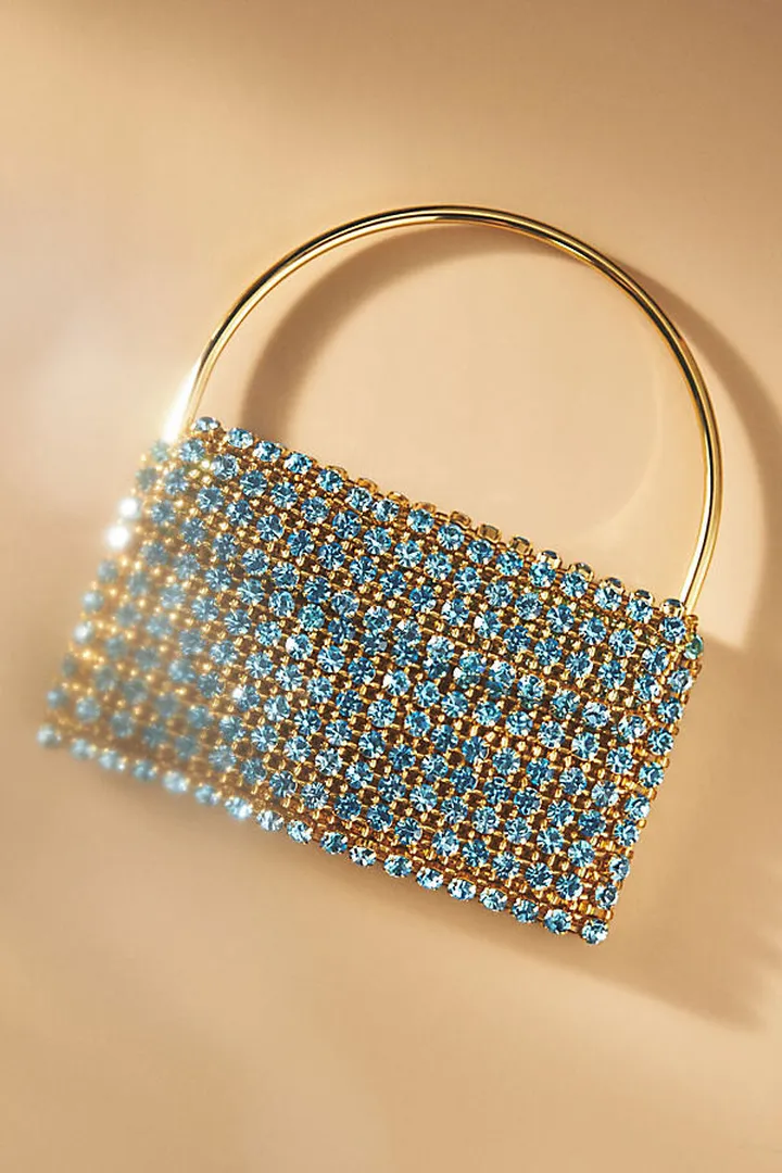 Vanina Les Nuances Baguette Bag Blue
