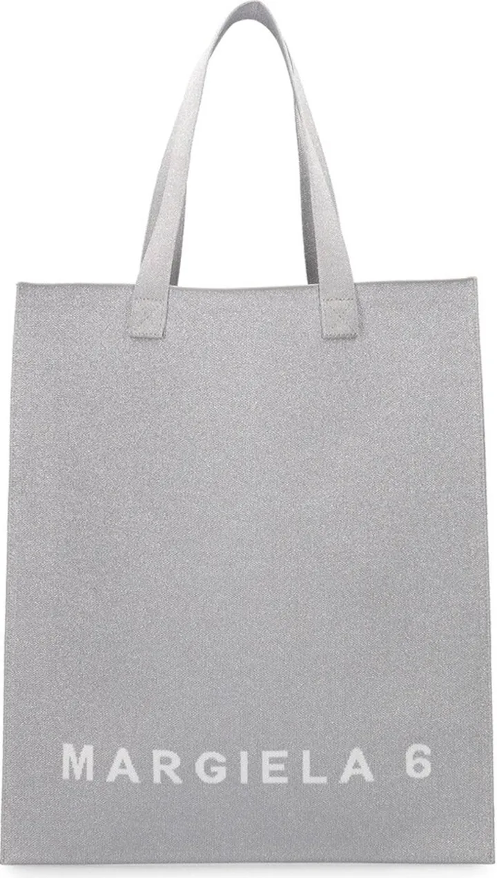 Milano knit lurex tote bag