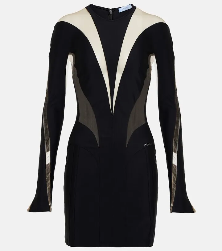 Paneled minidress