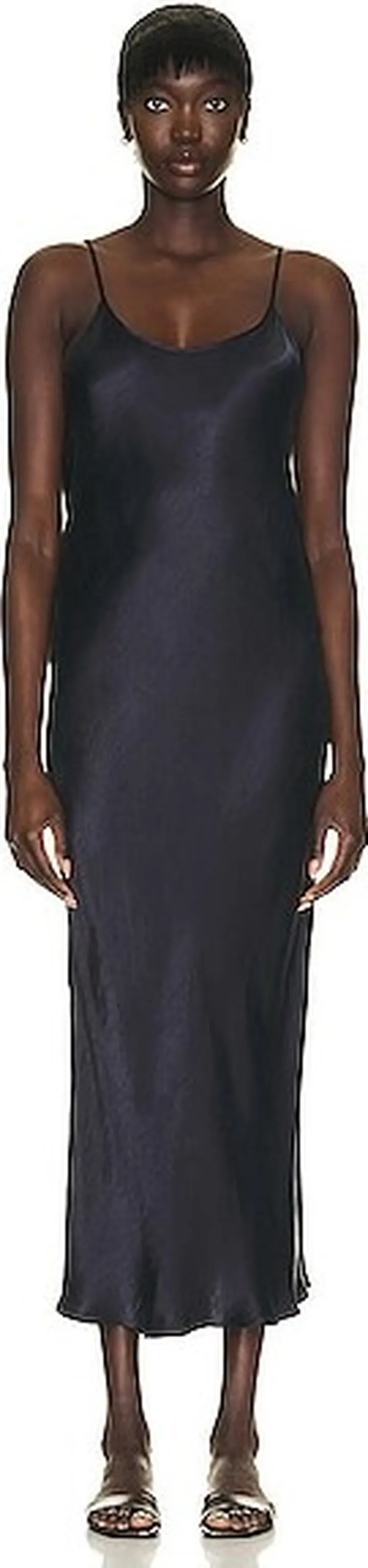 The Row Beffy Dress in Navy