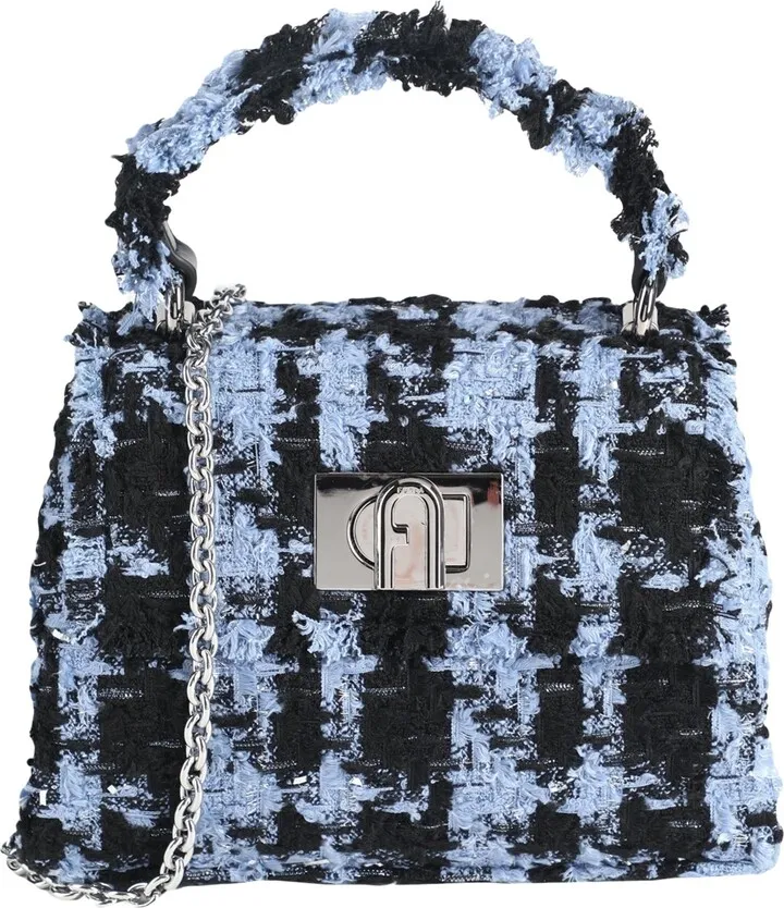 Furla 1927 Mini Top Handle Handbag Slate Blue