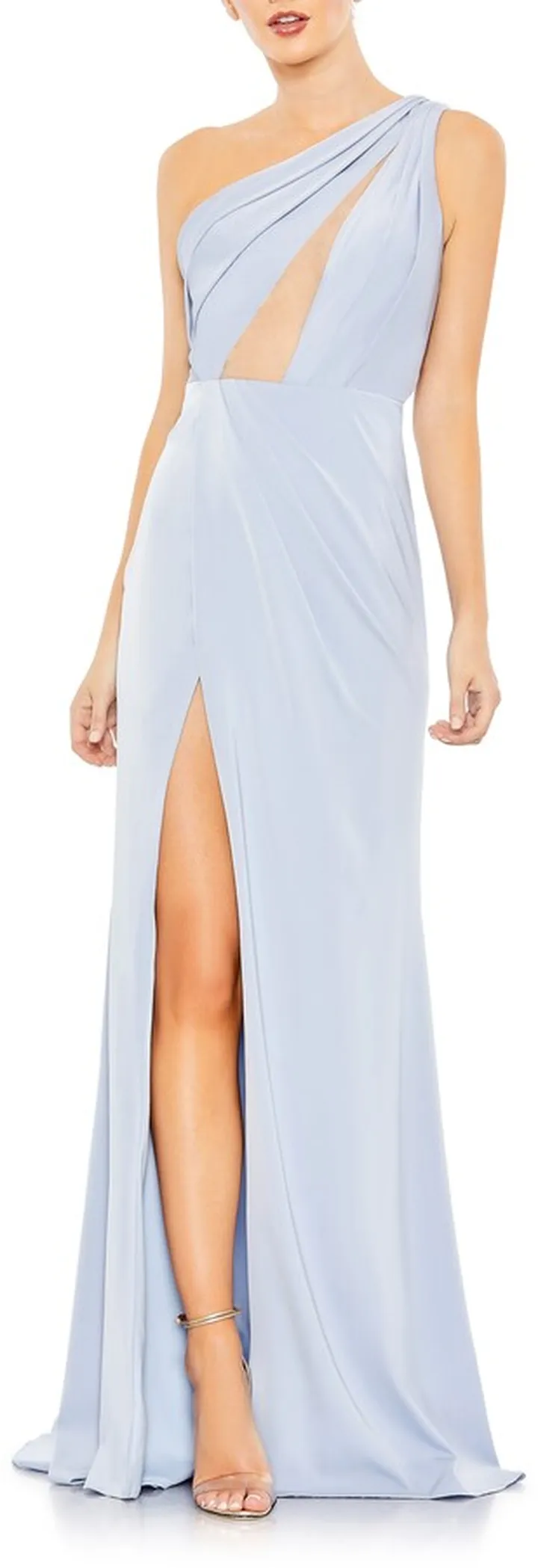 Asymmetric Cutout Gown