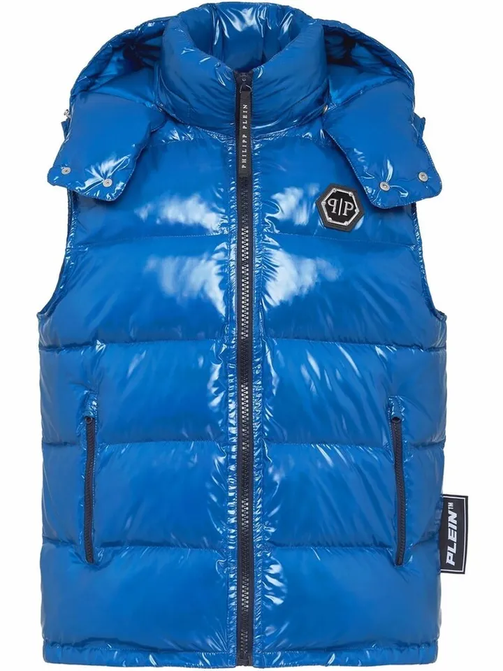 High-Shine Padded Gilet