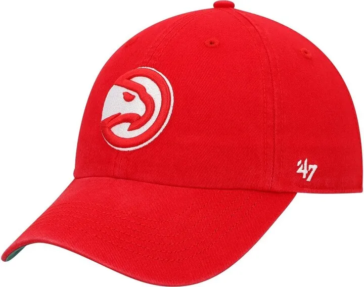Men's '47 Red Atlanta Hawks Franchise Fitted Hat