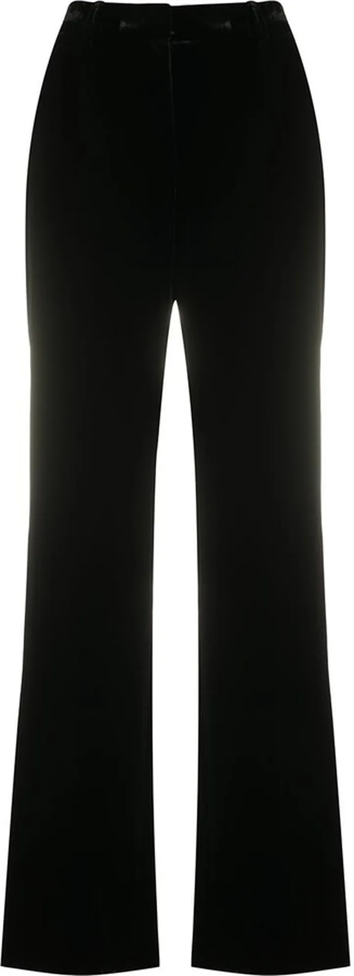 High-Waisted Straight-Leg Trousers