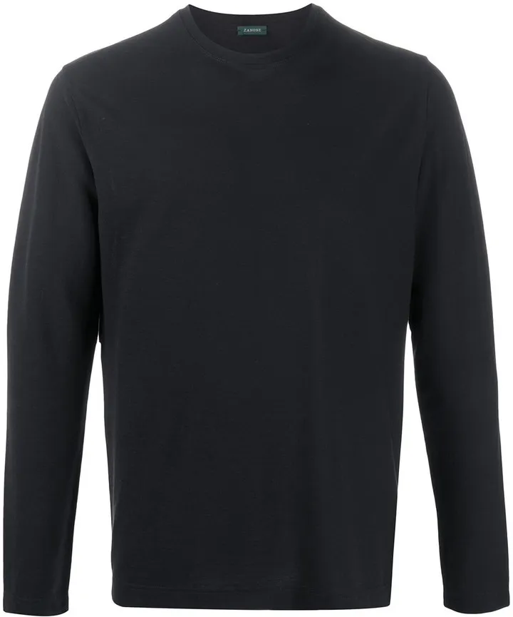 long-sleeved cotton T-shirt