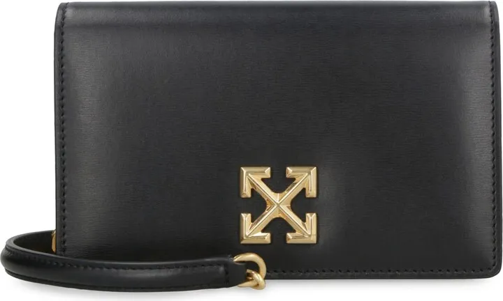 Jitney Leather Crossbody Bag
