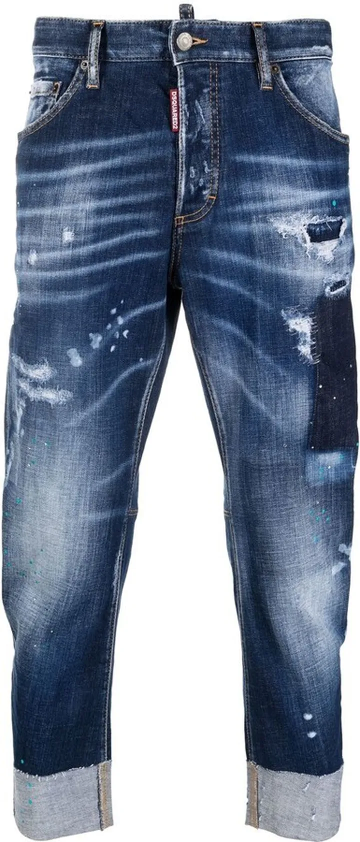 Ripped Cropped Jeans