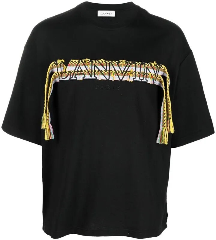 Crazy Curb lace logo T-shirt
