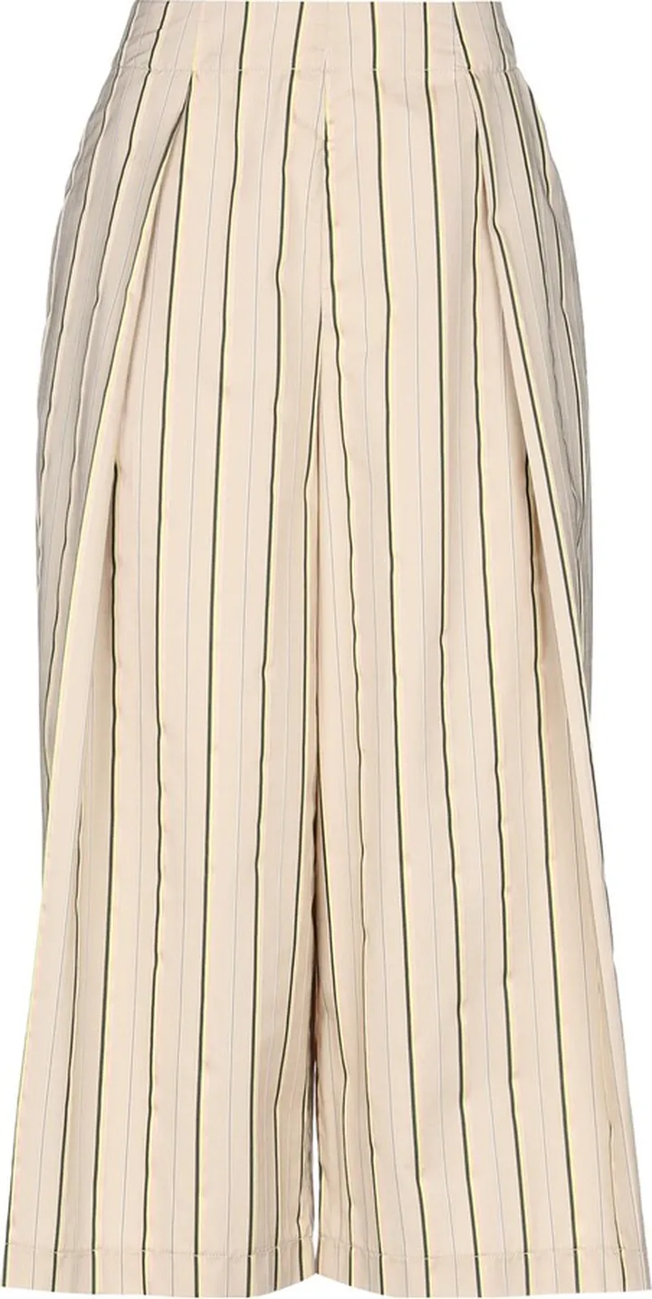 Cropped Pants Beige