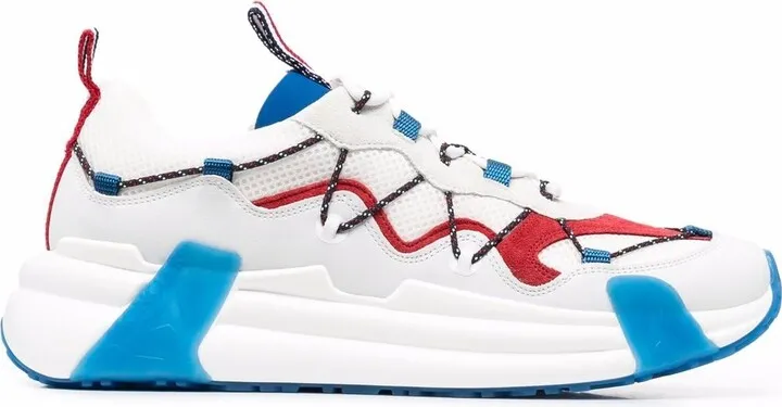 Colour-Block Low-Top Sneakers