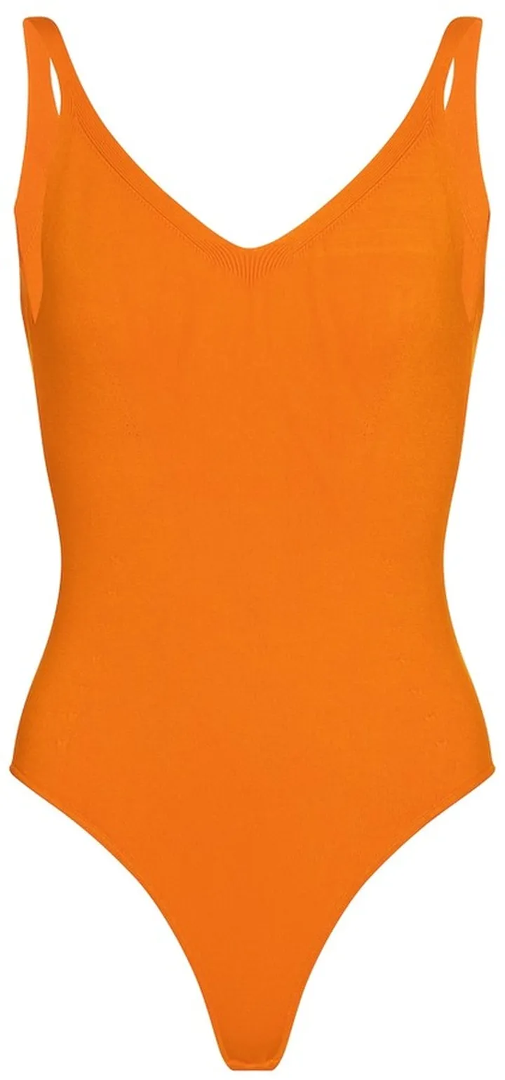 V-neck bodysuit