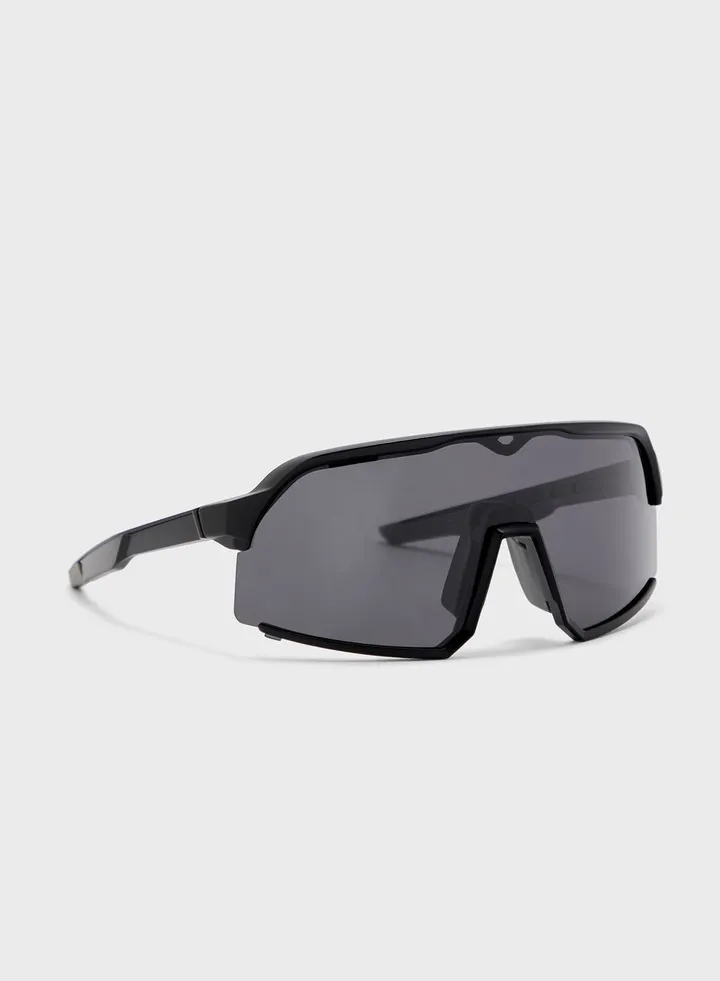 Polarized Sports Shield Sunglasses