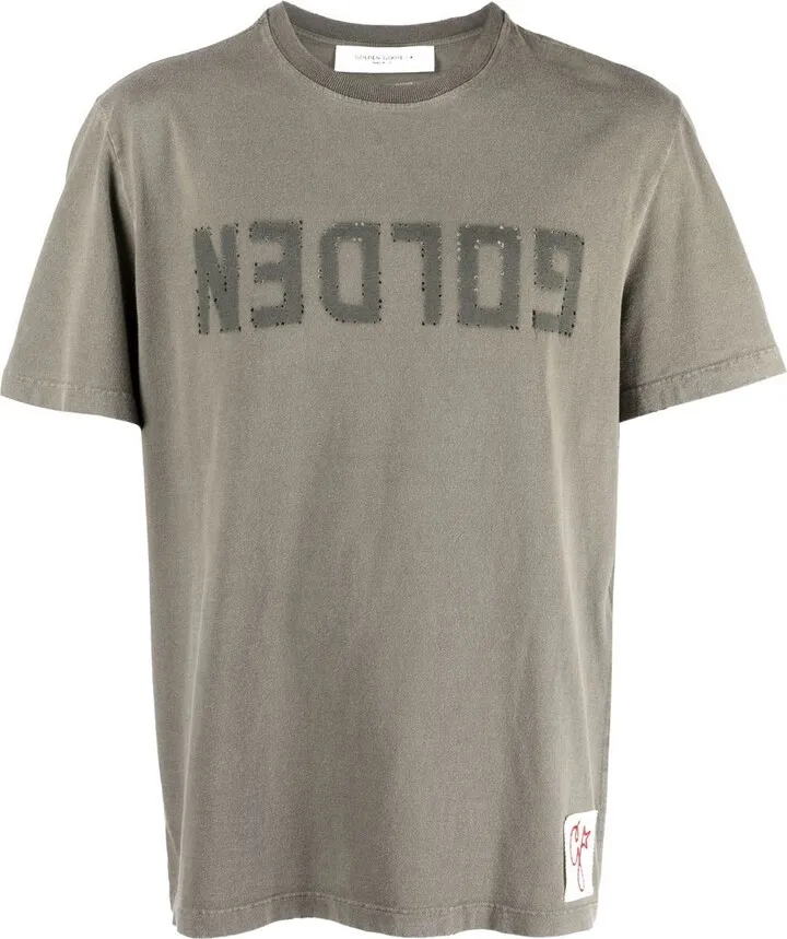 GOLDEN GOOSE- Logo Cotton T-shirt