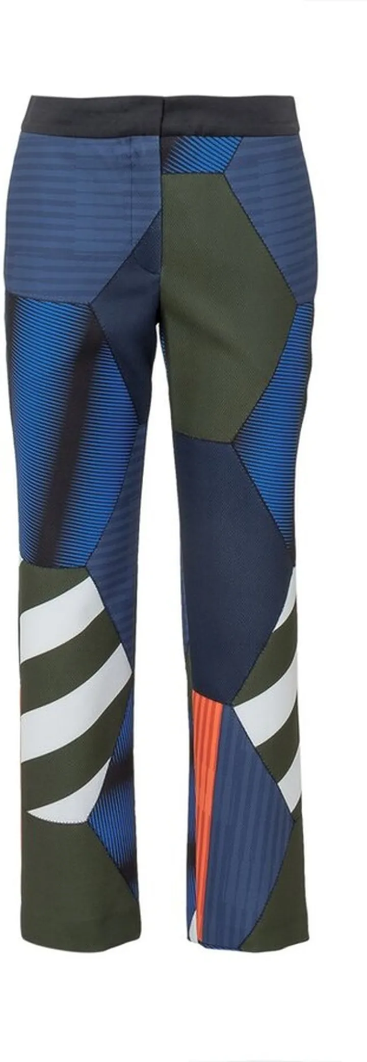 Koché Patchwork Straight-Leg Pants