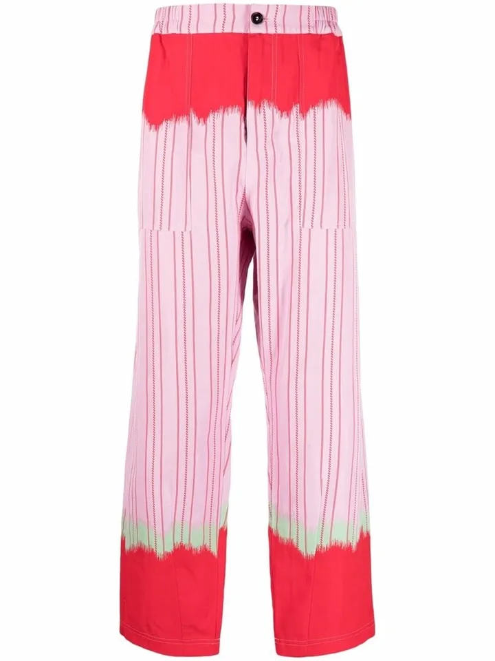 Crunch straight-leg trousers