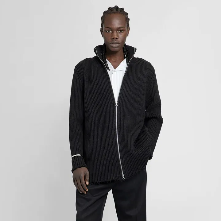 Mm6 Maison Margiela Man Black Knitwear