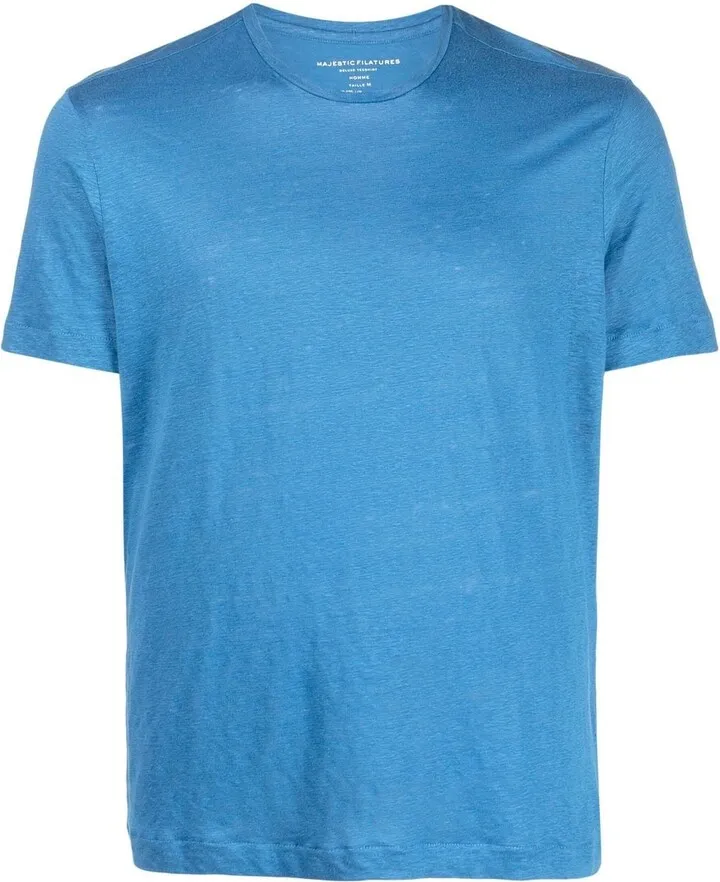 short-sleeve linen T-shirt