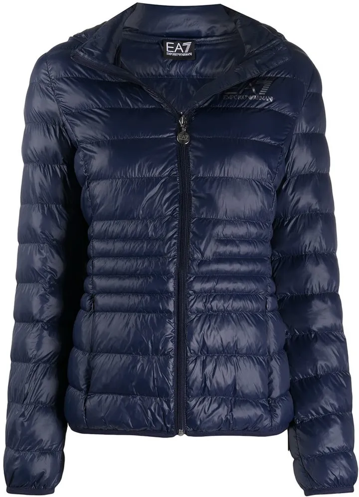 Logo Print Padded Jacket