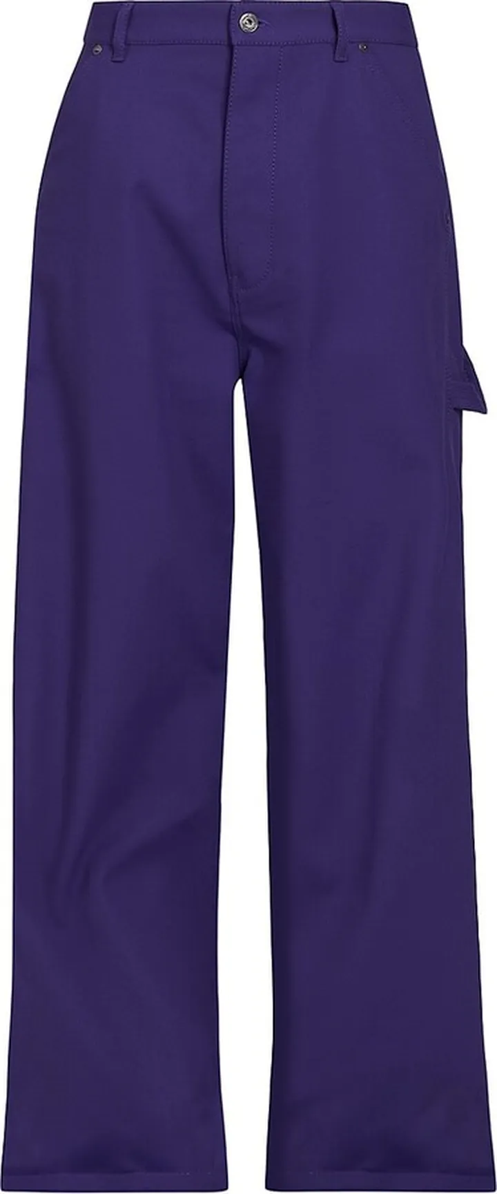 Wave Logo Wide-Leg Carpenter Pants