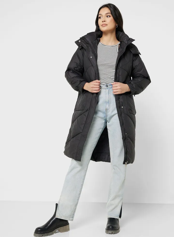 Longline Padded Jacket