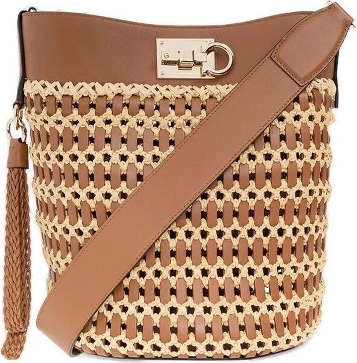 Salvatore Ferragamo Studio Interwoven Tote Bag