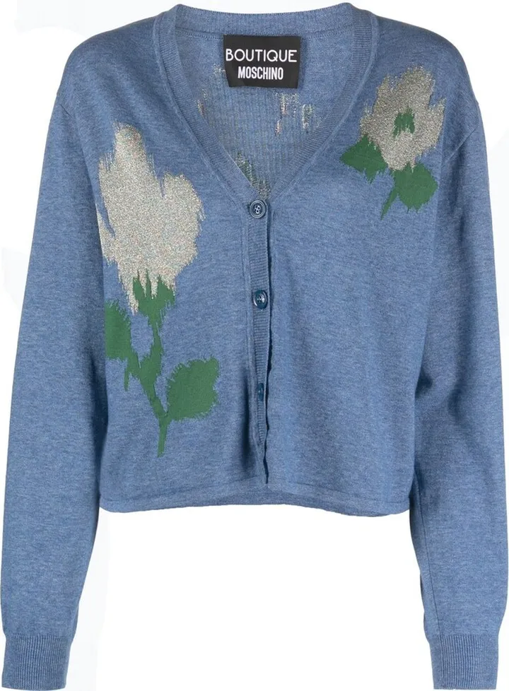 V-neck cardigan