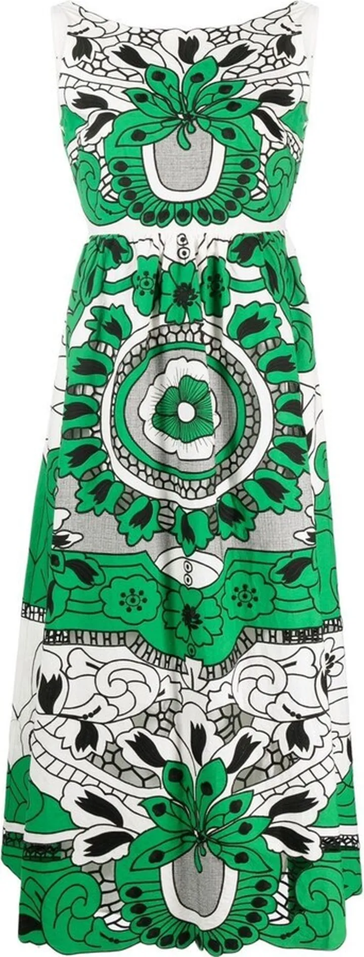 Floral-Print Midi Dress