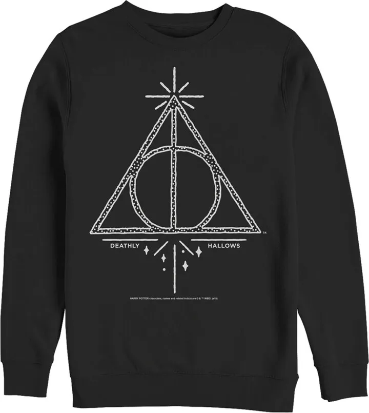 Men's Harry Potter Deathly Hallows Symbol Sweatshirt - Black - Large
